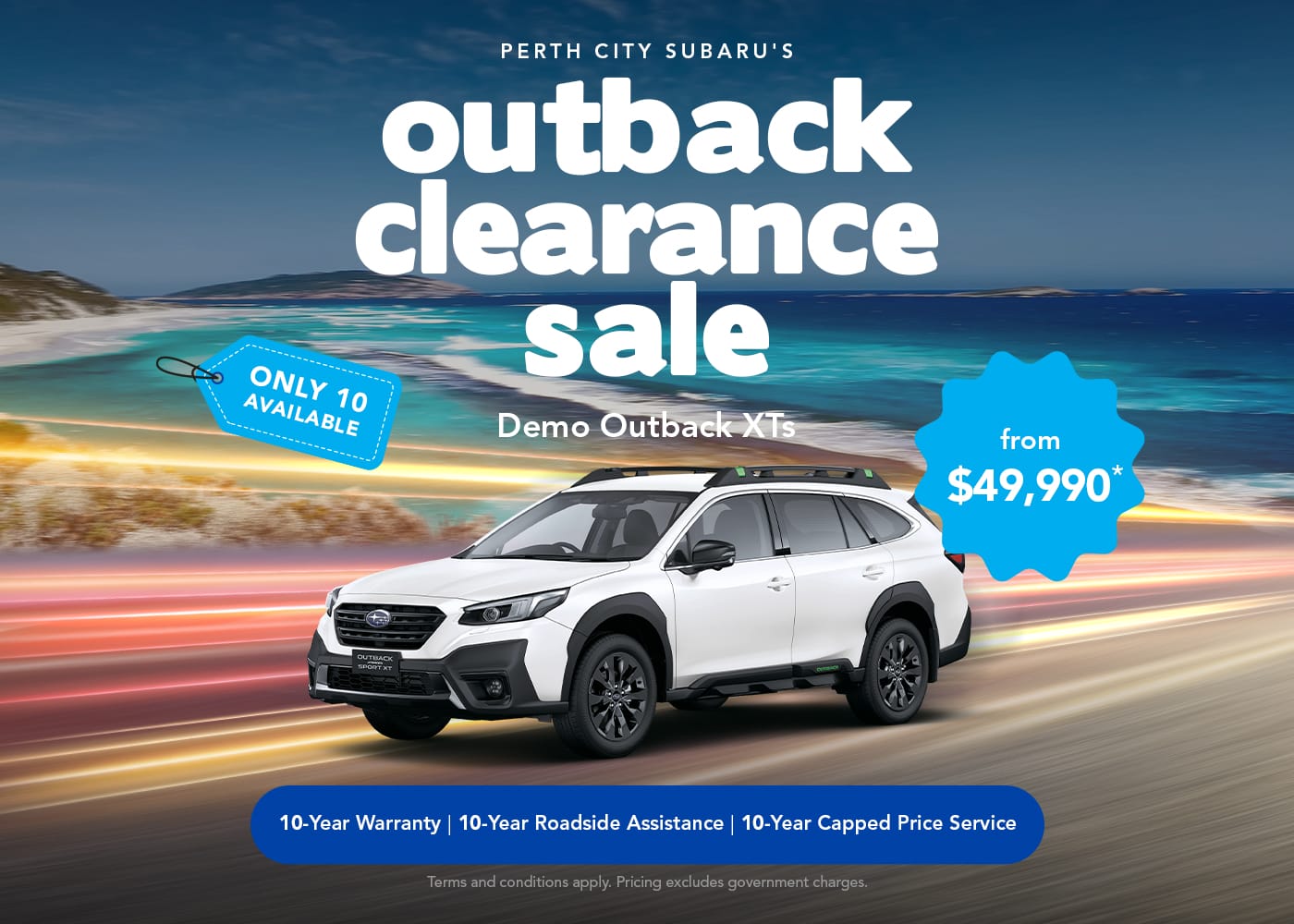 outback demo sale